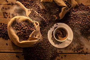 Kaffeebohnen und Bio-Kaffee für nachhaltigen Kaffeegenuss