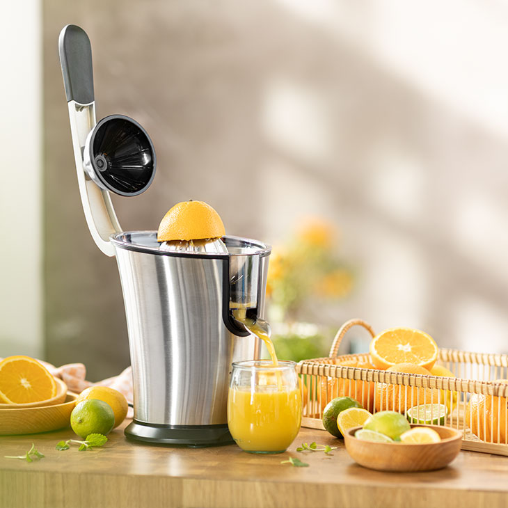 Zitruspresse für fruchtige, frisch gepresste Säfte