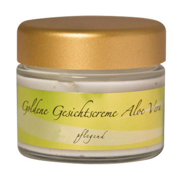 Goldene Gesichtscreme Aloe Vera, 50 ml