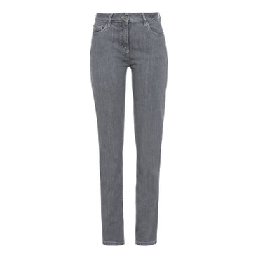 Jeans DIE ENGE aus Bio-Baumwolle, grey