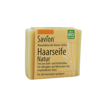 Haarseife Natur ohne Duftstoffe, 85 g