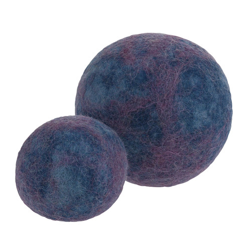 Filzball mit Glöckchen, blau
