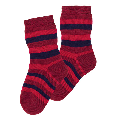 Frottee-Socken, rot