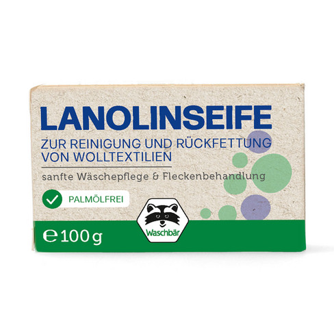 Wollpflegeseife mit Lanolin