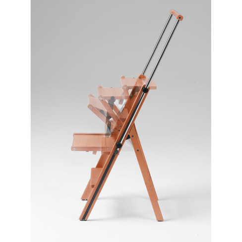 Leiter-Stuhl aus Buchenholz