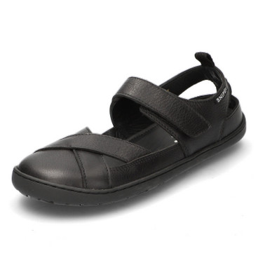 Barfußschuhe Sandale TRAYLER, schwarz