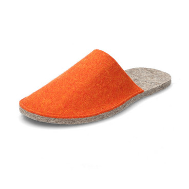 Wollfilz-Pantoffel, orange