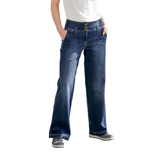 Jeans MARLENE aus Bio-Baumwolle, grey