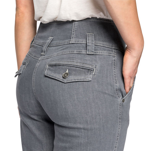 Jeans MARLENE aus Bio-Baumwolle, grey