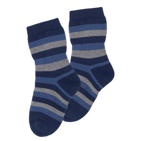 Frottee-Socken, blau