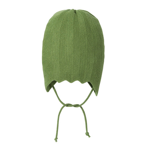 Wollstrick-Mütze, grün
