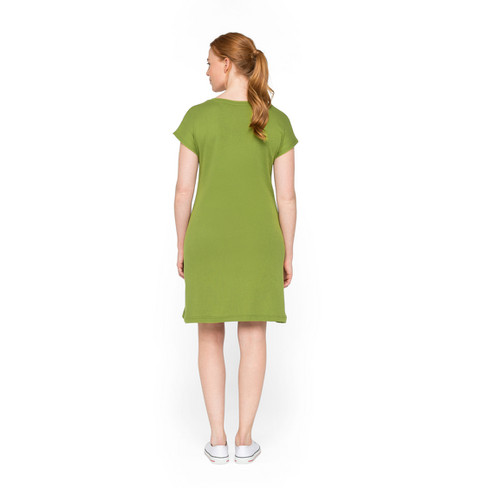 Kleid aus reiner Bio-Baumwolle, kiwi