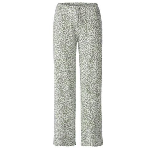 Pyjamahose aus Bio-Baumwolle mit elastischem Bund, melisse-gemustert