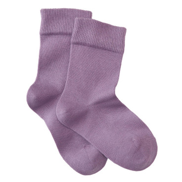 Basic-Socken aus Bio-Baumwolle, traube