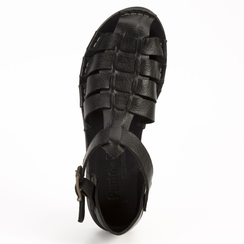 Sandale, schwarz